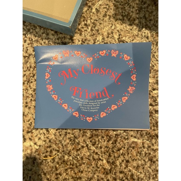 Edwin Knowles Porcelain Doll- "Boo Bear and Me" - Picture 5 of 10